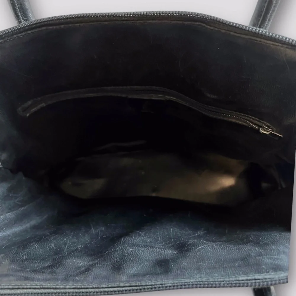 Vintage Mark Cross Equestrian Print Satchel Made in Italy